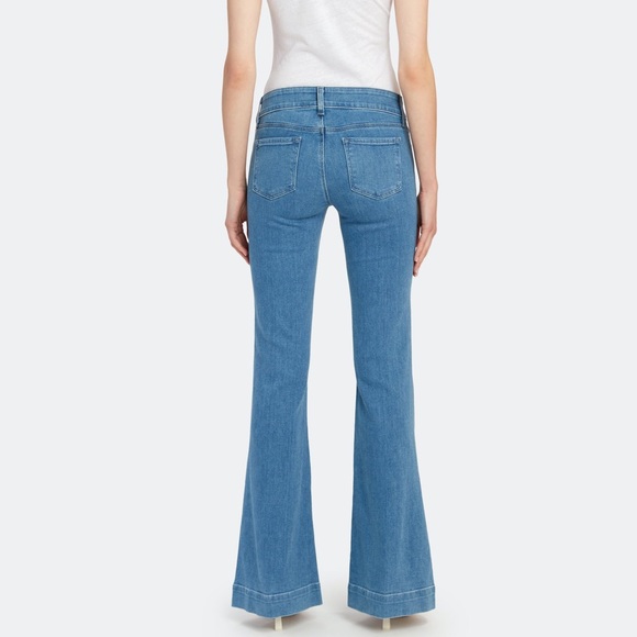 J Brand Lovestory Low Rise Flare Bellbottom Jeans - Picture 3 of 16